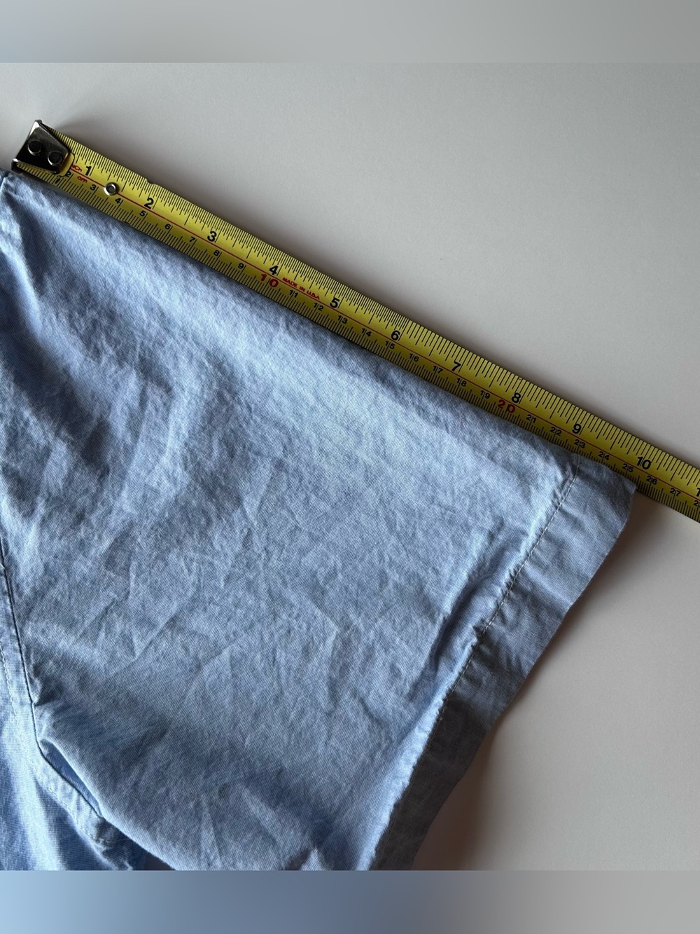 American Eagle Blue Button Down Shirt Men’s Small 100% Cotton Relaxed Fit Preppy - Picture 8 of 11